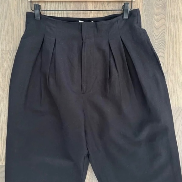 DÔEN Black Linen Louvre Pant, NWT - Picture 4 of 7